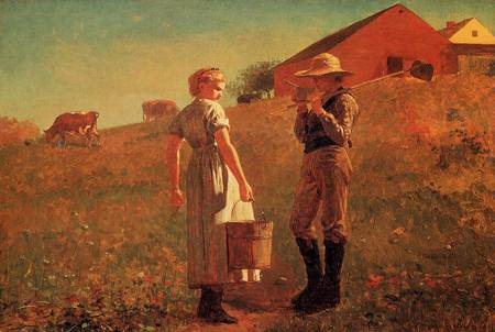 A Temperance Meeting (or Noon Time) - Winslow Homer