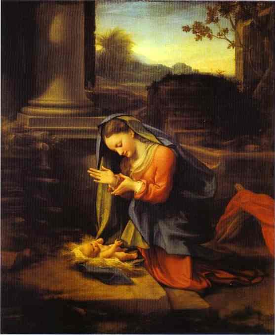 Adoration of the Child - Correggio