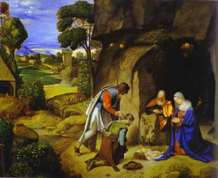 Adoration of the Shepherds - Giorgione (Giorgio Barbarelli da Castelfranco)
