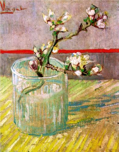 Almond Branch in Glass - Vincent Van Gogh
