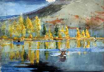 An October Day - Winslow Homer