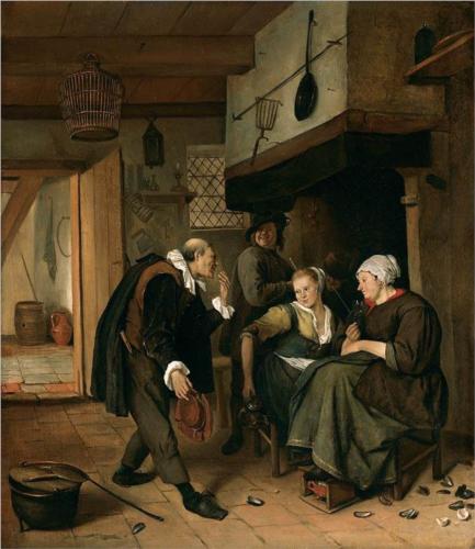 An Old to Young Girl - Jan Steen