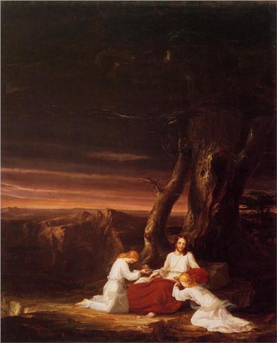 Angels Ministering to Christ - Thomas Cole