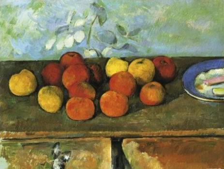 Apples and Plate of Biscuits - Paul Cezanne