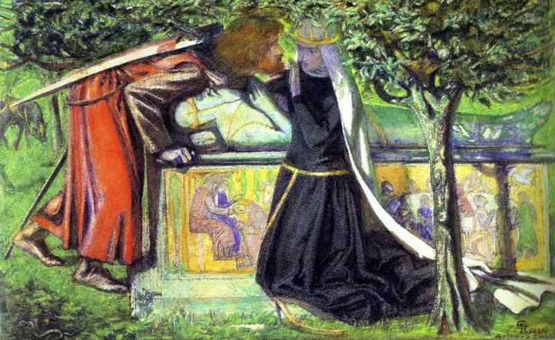 Arthur's Tomb - Dante Gabriel Rossetti