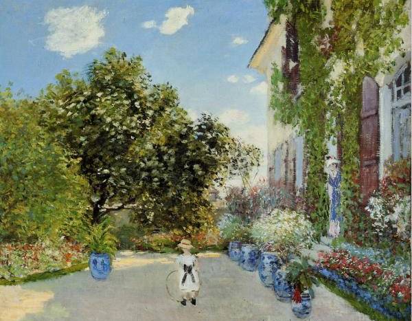 Artist's House at Argenteuil - Claude Monet