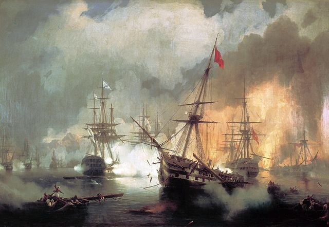 Battle of Navarino - Ivan Aivazovsky