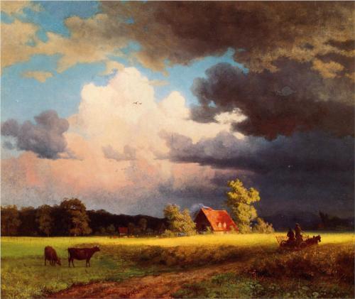 Bavarian Landscape - Albert Bierstadt