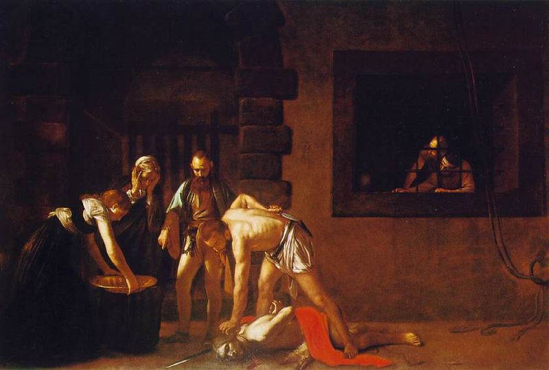 Beheading of St. John the Baptist - Michelangelo Merisi da Caravaggio