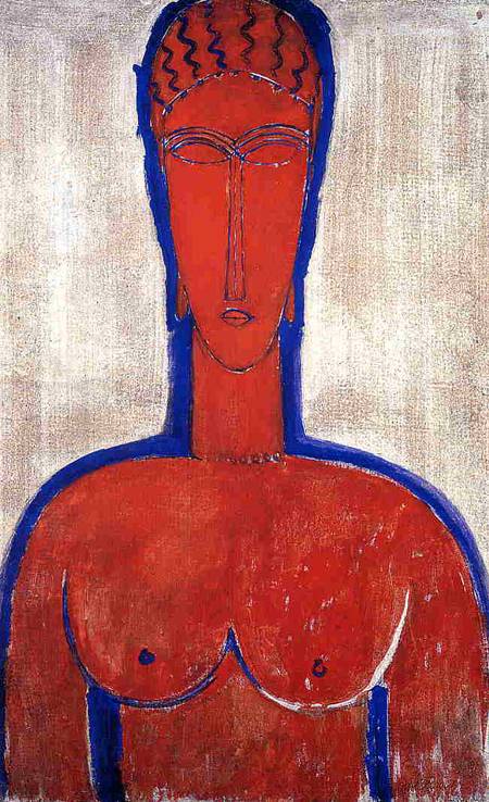 Big Red Buste - Amedeo Modigliani