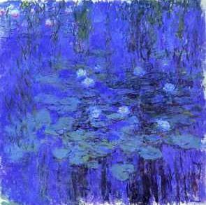 Blue Water Lilies - Claude Monet