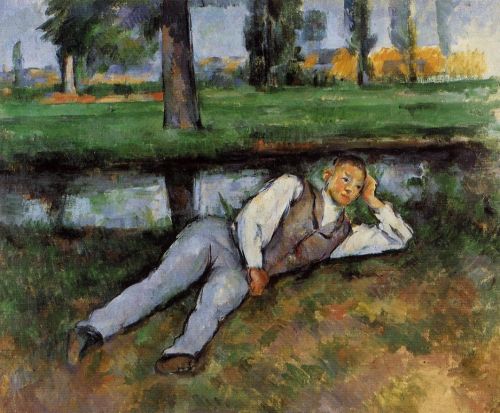 Boy Resting - Paul Cezanne