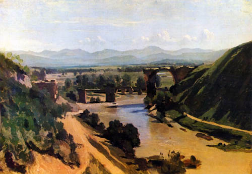 Bridge at Narni - Jean Baptiste Camille Corot