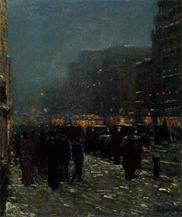 Broadway and 42nd Street, 1902 - Childe Hassam