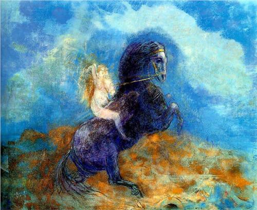 Brunhild (The Valkyrie) - Odilon Redon