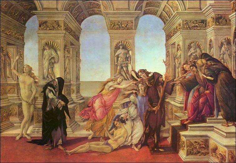 Calumny of Apelles - Sandro Botticelli