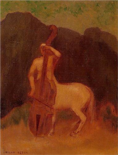 Centaur with Cello - Odilon Redon