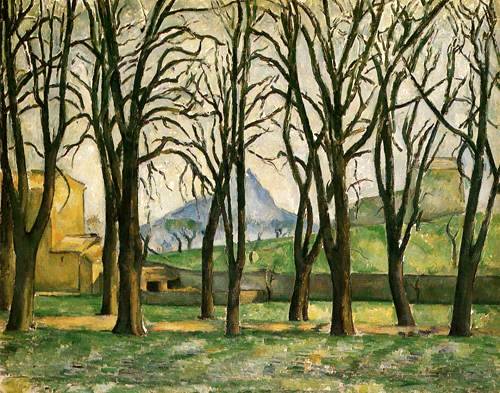 Chestnut trees at Jas de Bouffan - Paul Cezanne