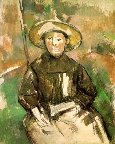 Child with Straw Hat - Paul Cezanne