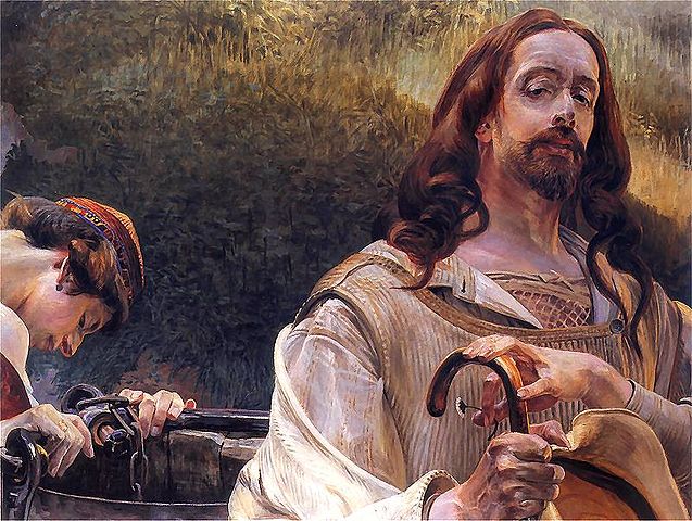 Christ and Good Samaritan - Jacek Malczewski