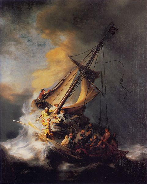 Christ in the Storm on the Sea of Galilee - Rembrandt van Rijn