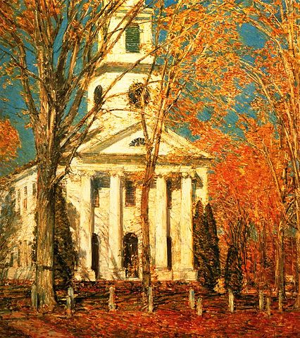 Church at Old Lyme - Childe Hassam