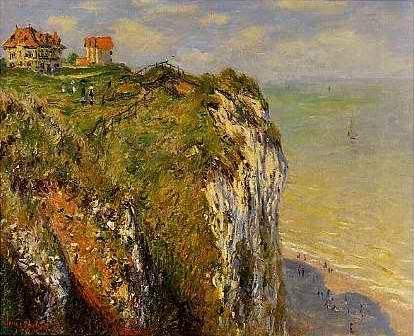 Cliffs at Dieppe - Claude Monet