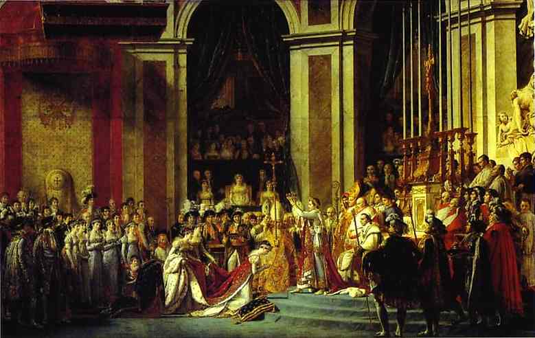 Consecration of Emperor Napoleon - Jacques Louis David