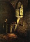 Corner in the Old Kitchen of the Mittenheim Cloister - Theodore Clement Steele