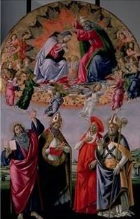 Coronation of the Virgin - Sandro Botticelli