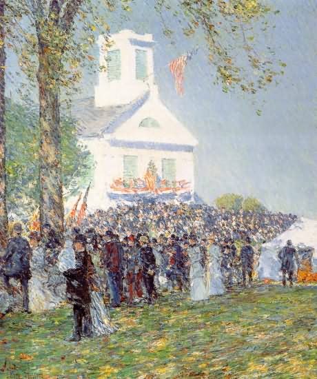 Country Fair, New England - Childe Hassam