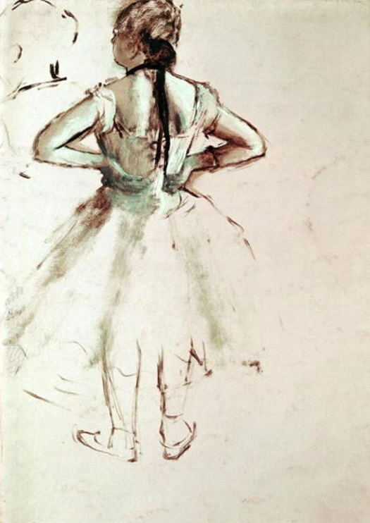 Dancer Viewed from the Back - Edgar Degas