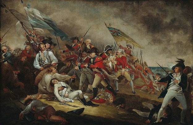 Death of General Warren at the Battle of Bunkers Hill - John Trumbull