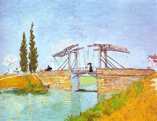 The Draw Bridge (Langlois Bridge at Arles) - Vincent van Gogh
