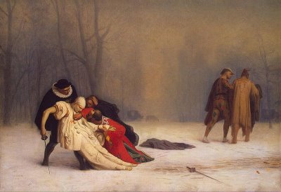 Duel After a Masquerade Ball - Jean Leon Gerome