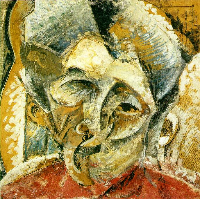 Dynamism of a Woman's Head - Umberto Boccioni