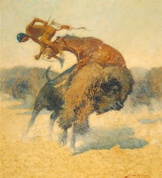 Episode of the Buffalo Hunt - Frederic Remington
