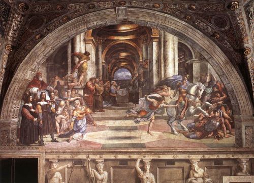 Expulsion of Heliodorus - Raffaello Raphael Sanzio