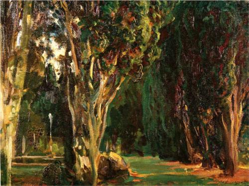 Falconieri Gardens, Frascati - John Singer Sargent