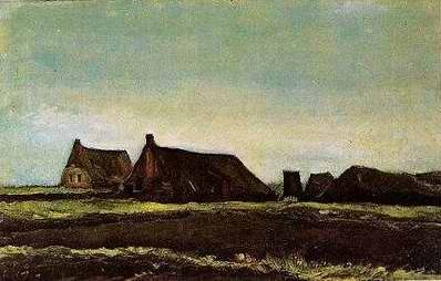Farmhouses - Vincent van Gogh