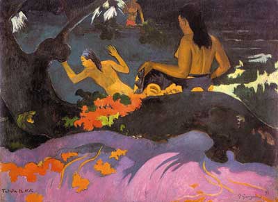  Near the Sea (Fatata te miti) - Paul Gauguin
