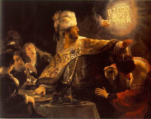 Feast of Belshazzar - Rembrandt van Rijn