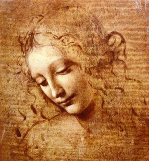 Female Head (La Scapigliata) - Leonardo da Vinci