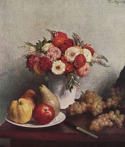 Flowers and Fruit - Henri Fantin-Latour