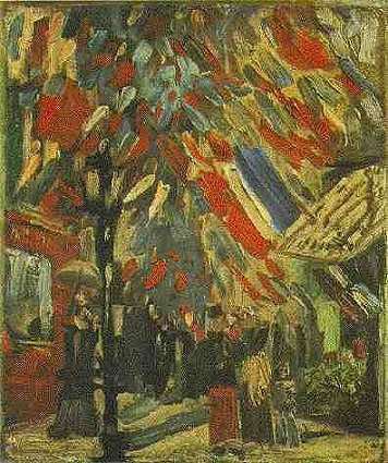 Fourteenth of July in Paris - Vincent van Gogh