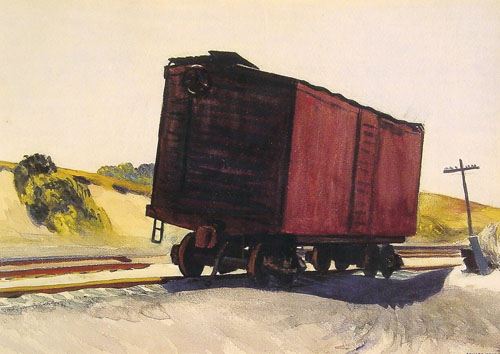 Freight Car at Truro - Edward Hopper