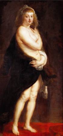 Fur Cloak (Helene Fourment) - Peter Paul Rubens