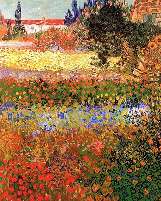 Garden of Flowers - Vincent van Gogh