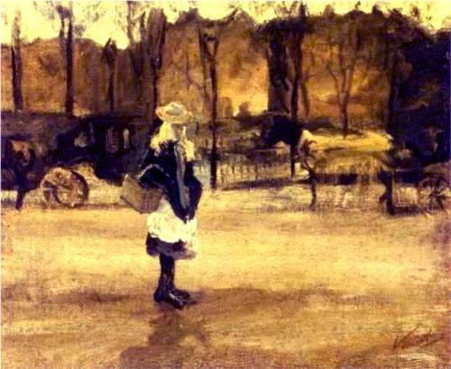 Girl in the Street - Vincent van Gogh