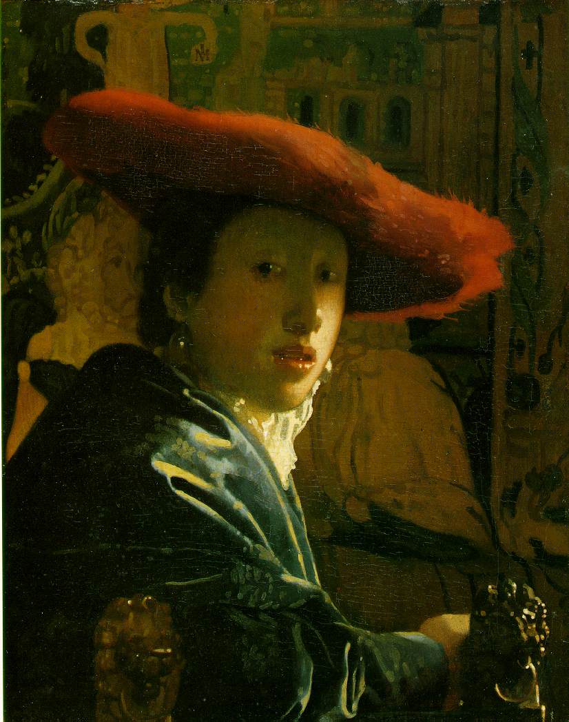 Girl with a Red Hat - Jan Vermeer van Delft